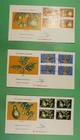 DR WHO 1977 FRENCH POLYNESIA 3 FDC FRUIT COMBO SIGNED R52292