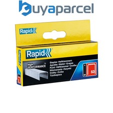 Rapid 11859625 53/12B 12mm Galvanised Staples (Box 2500) RPD5312B2500 0.0037 per staple