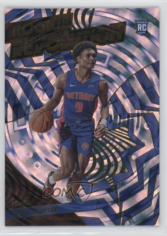 2023-24 Panini Revolution Rookie Revolution Fractal Ausar Thompson #5 RC