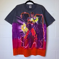 Rare 90s Vintage Marvel Comics MAGNETO T-shirt Size XL X-Men