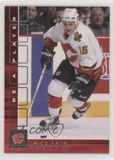2001-02 ITG Be A Player Memorabilia Ruby 52/200 Rico Fata #220 1s8