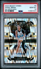 2024 PANINI SELECT WNBA ANGEL REESE #5 SILVER FLASH PRIZM PSA 10