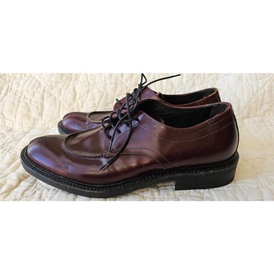 NEW Bacco Bucci Amherst Sz 10 Dark Brown Leather Lace Up 