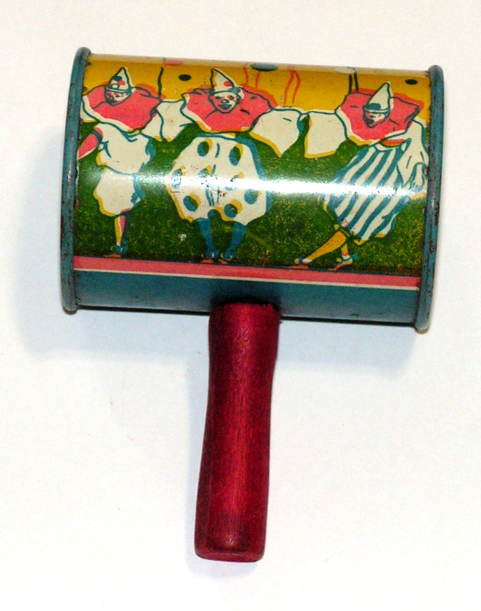 Vintage TC Cohn Tin Lithograph Noise Maker Antique Litho Toy USA