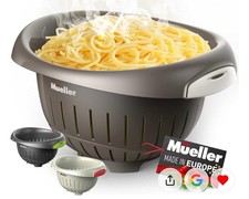 Mueller European Made Colander/strainer, Heavy Duty Deep