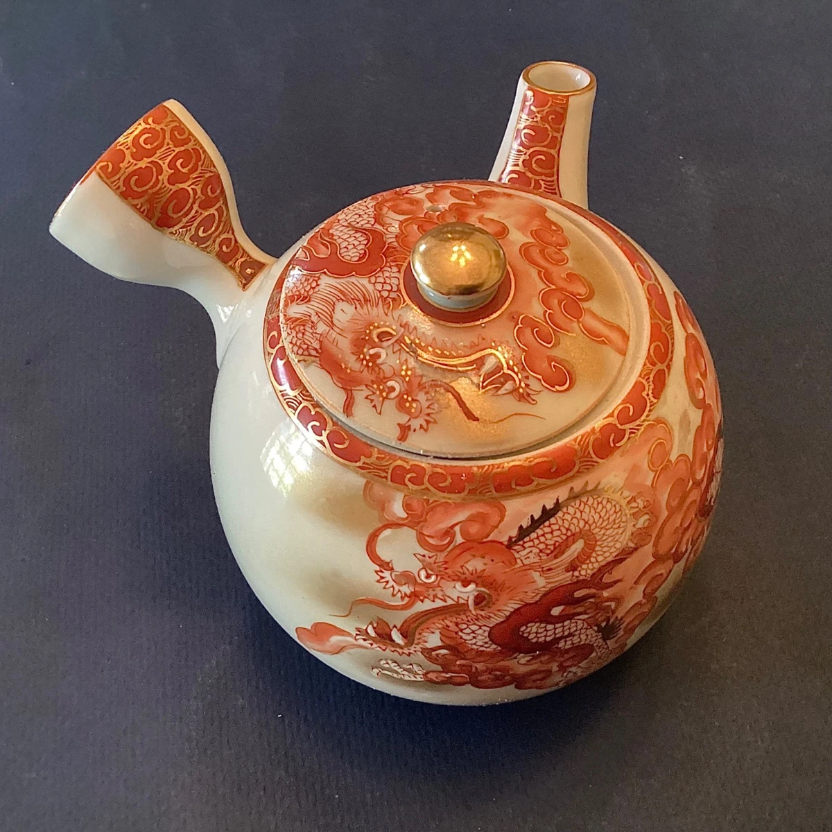 黄金古风日本茶壶| eBay