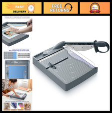 12" Heavy-Duty Guillotine Paper Cutter, 30-Sheet Trimmer for Scrapbooking  Offi