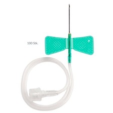 Schmetterlingskanüle Ecoflo 21G grün (100 Stk.)