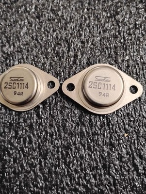2SC1114 NPN Sanken Transistors Qty-2 (these are the Real Deal not Fake)