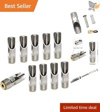 Stainless Steel NPT 1/2" Automatic Pig Nipple Drinker Pack of 10 Livestock Water