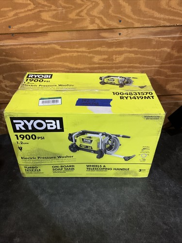 Ryobi RY1419MT 1900 PSI 1.2 GPM Electric Pressure Washer