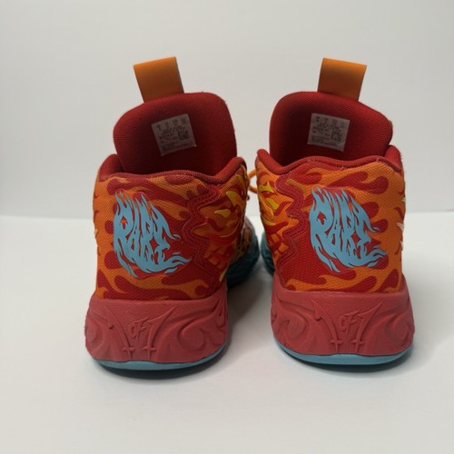 PUMA x LAMELO BALL Men’s MB.04 Phoenix Red-Orange Glow Size 5 (311308 01) - Picture 3 of 6
