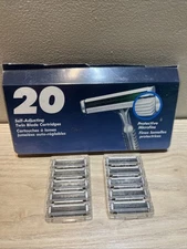 Gillette Sensor Cartridges Self Adjusting Twin Blade Discontinued Lot Of 30