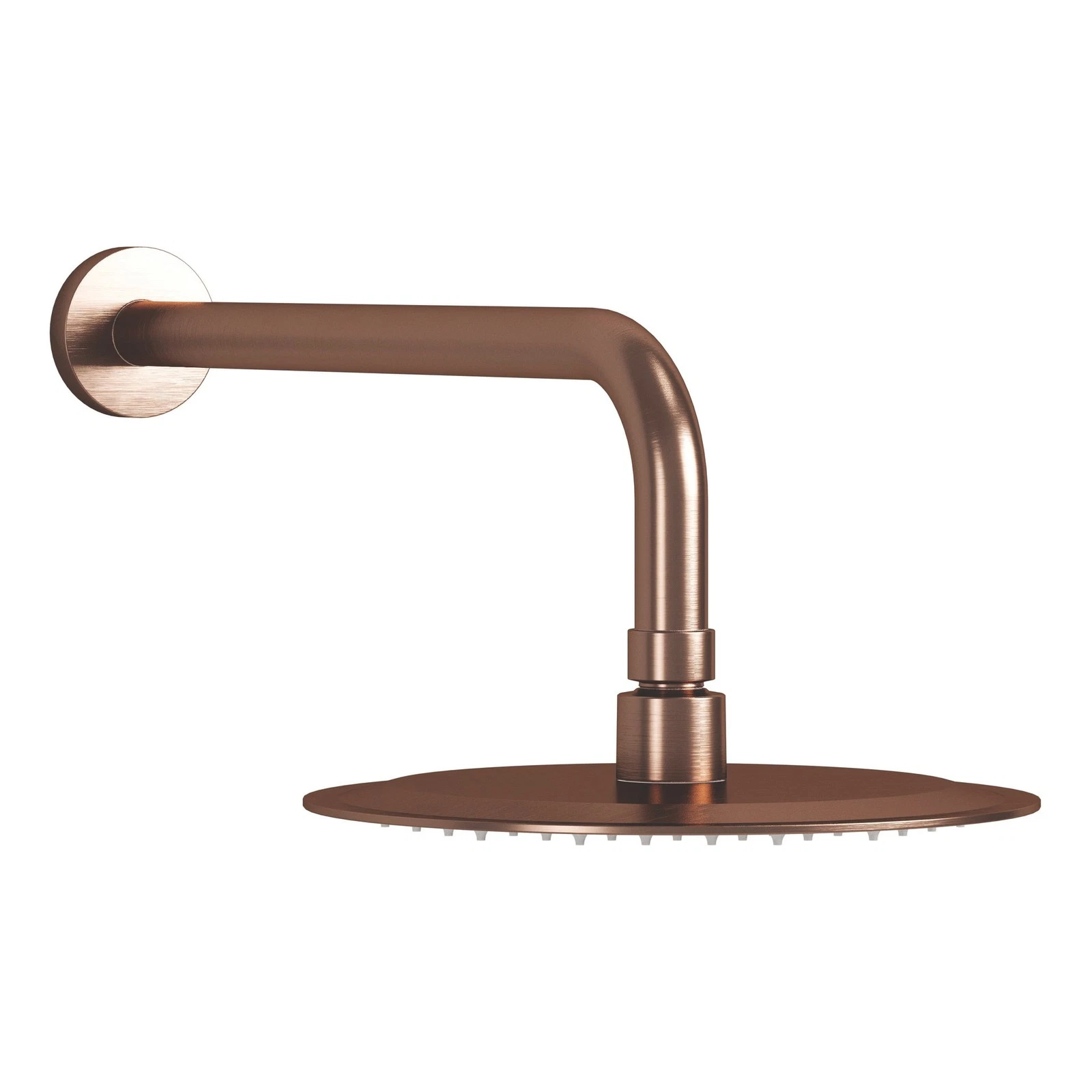 200mm Round Rain Shower Head Wall Mounted Arm 335mm Brushed Copper Modern
Opens in a new window or t