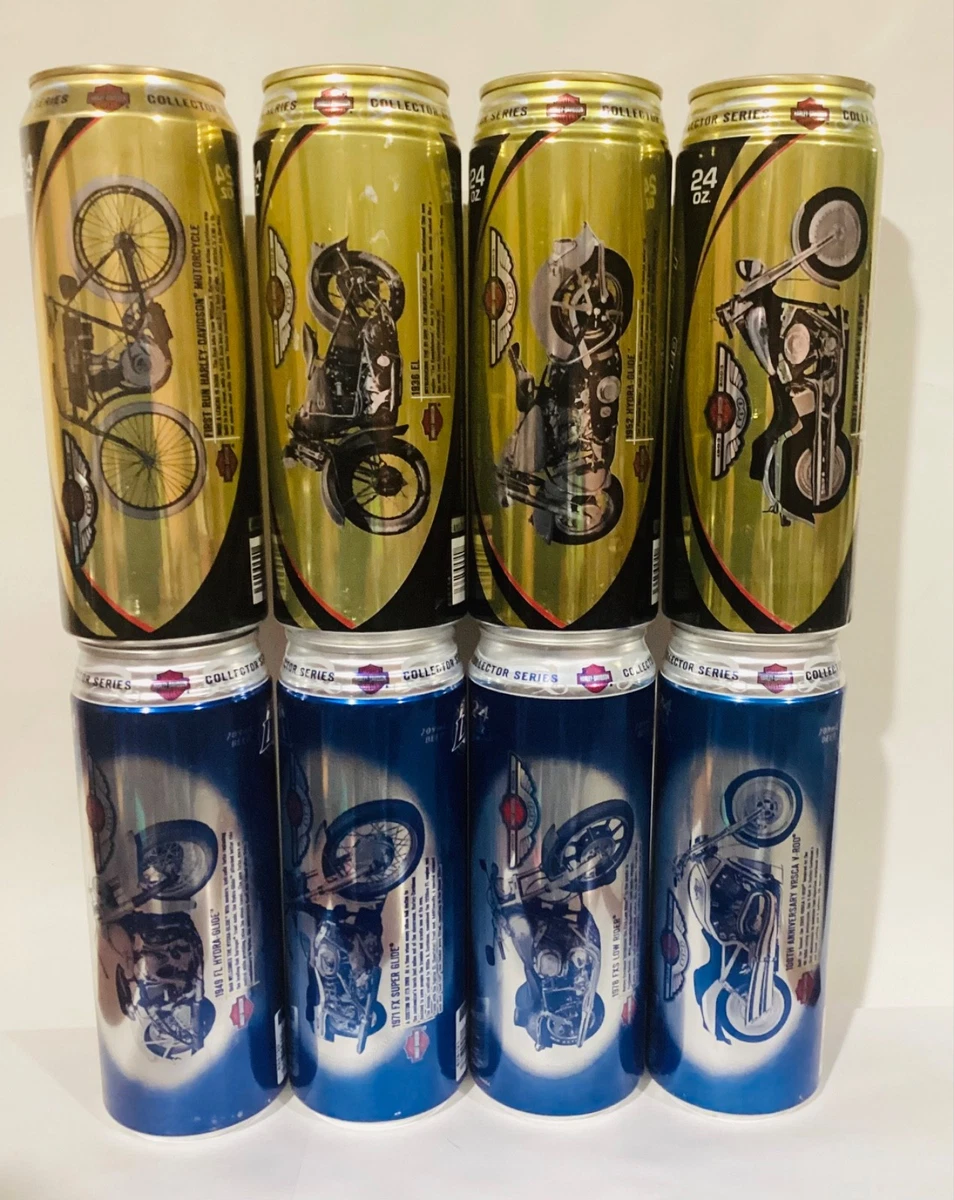 Harley-Davidson Beer Cans Indiana Collectible US Pull Tab Beer