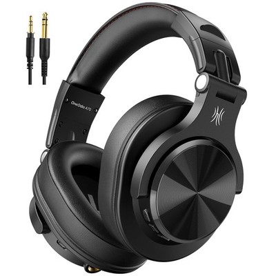 OneOdio A70 Bluetooth Over Ear Headphones, Wireless Headphones Black, Black 