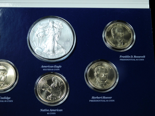 2014 United States Mint Annual Uncirculated Dollar Coin Set in OGP - Picture 4 of 4