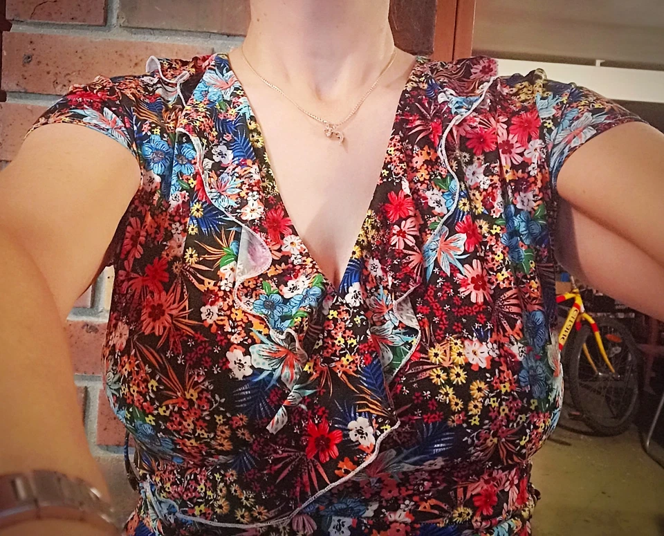 Robe Fleurie, neuve/ Made in France - 60% - Photo 4/4