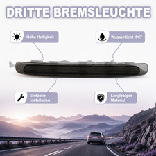 Schwarze 3. Bremsleuchte Dritte Heckleuchte 5P8945097 für Seat Altea 06-15