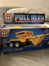 Vintage Pull Sled for Super Size Truck Playskool Bigfoot SST 1985w/box-used