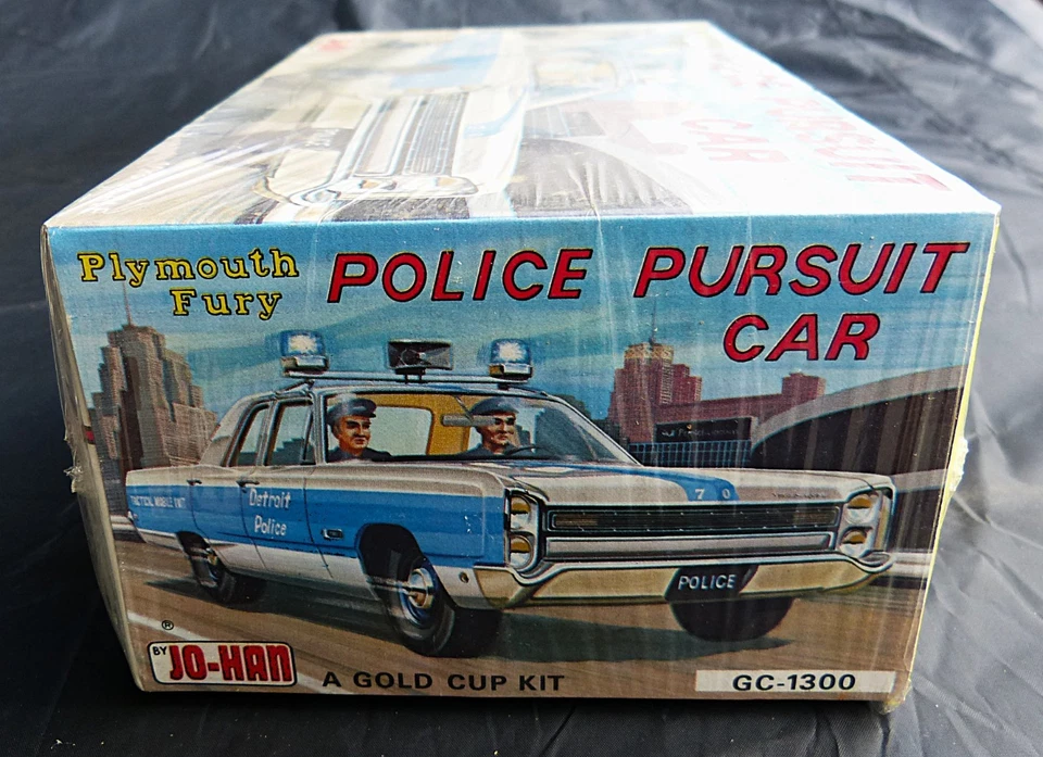 1/25 Jo-Han 1968 年普利茅斯愤怒警察追捕汽车 GC-1300,密封模型,酷! — 第 4/4 张图片