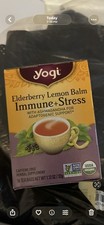 Yogi Tea - Elderberry Lemon Balm Immune and Stress Support 16Tea Bags