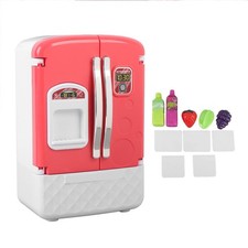 Simulation Miniature Refrigerator Toy Kids Pretend Play Refrigerator Small Home