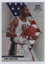 2019-20 Panini Mosaic USA Basketball Silver Prizm Karl Malone #257 HOF 1d6y