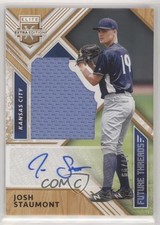 2018 Panini Elite Extra Edition Gold 27/99 Josh Staumont #FTSA-JO Auto 0en