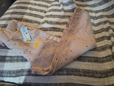 Cat Jack Beige Fleece Drawstring Joggers Unisex Kids Size Large NEW