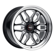 Weld Racing Wheels Laguna 6 Drag 17x10 25 Black Milled 6x139.7 6x5.5 Qty 1