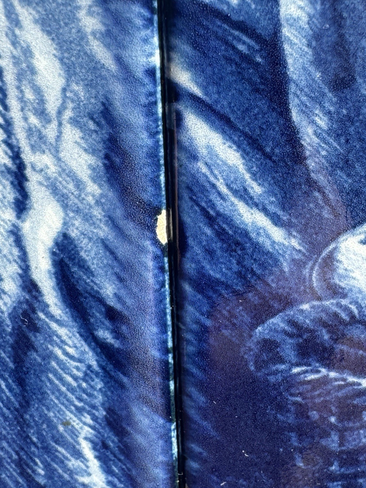 Rare Delft Blauw “Women Making Pancakes“ naar Adriaen De Lelie “De Keuken” READ