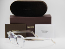 NEW TOM FORD TF 5931-D-B 026 CLEAR GOLD AUTHENTIC FRAMES EYEGLASSES 49-21