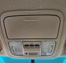2003-2008 Honda Pilot Dome Light Tan Oem Homelink Overhead Console Tested 2 Lens