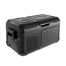 12V Portable Refrigerator - 19 QT Capacity, DC/AC Power, Reversible Door