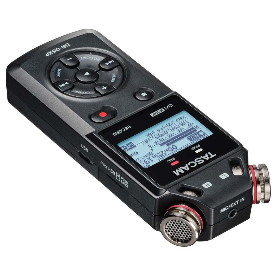 Tascam DR-05XP Audio-Recorder mit DR11CMK Zubehörset und keepdrum Kopfhörer - Bild 4 von 4