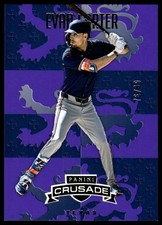 2025 Panini Crusade #162 Evan Carter Purple #/99