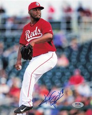 Keyvius Sampson Cincinnati Reds Signed 8x10 Photo PSA