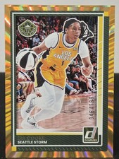 Zia Cooke 2025 Donruss WNBA #69 Orange Laser #/199