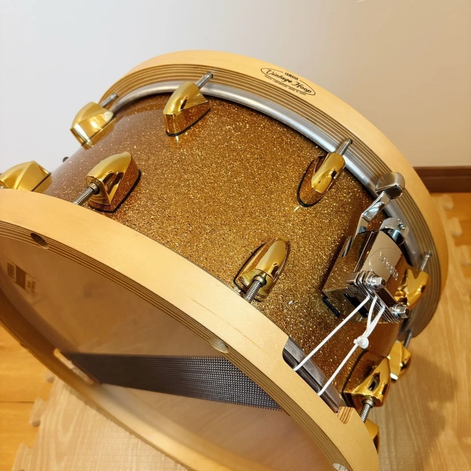 YAMAHA MSD1470EJ Elvin Jones Snare Drum 14"x7" Wood Vintage Hoop Made in Japan - Image 3 of 4