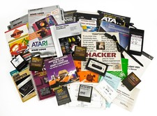 Vintage Atari 400/800/800XL Games Books Packaging Accessories Mixed Lot -E