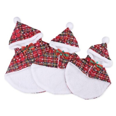 Small Dogs Cloak Christmas Dress Up Festive Clothes Cat Photography Outfit Cape