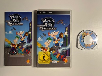 Phineas und Ferb: Quer durch die 2.Dimension (Sony PSP) Spiel in OVP + Anleitung