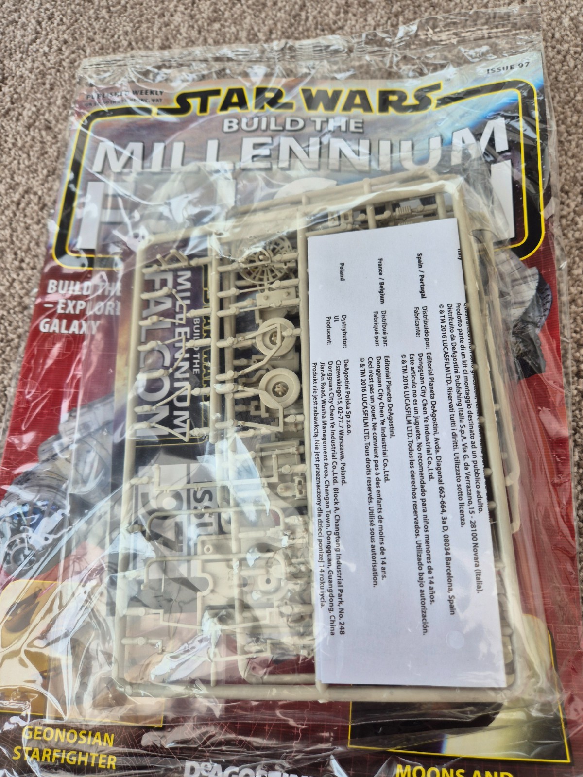 Sold Out Stars 1/1 SCALE DEAGOSTINI BUILD THE MILLENNIUM FALCON STAR WARS ISSUE 97 INC ...