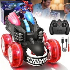 360° Flipper Ferngesteuertes Auto mit Licht 2.4Ghz 4WD RC Stunt Auto Spielzeug