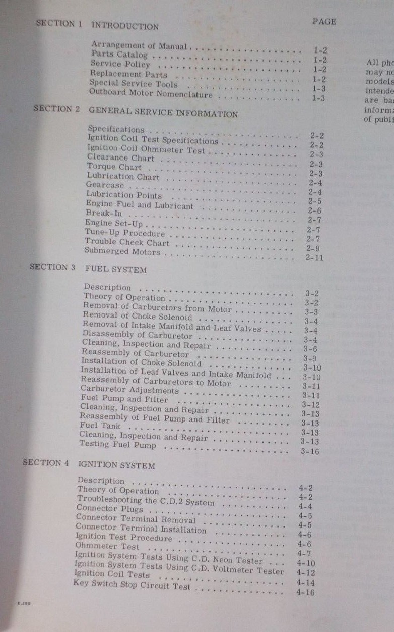 Buy 1978 Evinrude OUTBOARD Service Manual 55 HP 55874 55875 online | eBay