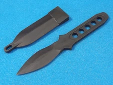 CIA Sticker Neck Knife M4257 non-metal polycarbonate double edge dagger 7" NEW!