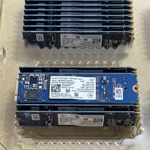 New Intel Optane Memory M10 SSD M.2 2280 16GB MEMPEK1J016GA PCIe 3.0 Xpoint NVMe - Afbeelding 1 van 6