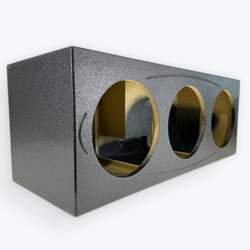 Mega Bass Triple 10" Turbo-Ported Vented Subwoofer Box Enclosure | 10" Bass Box - Picture 4 of 6