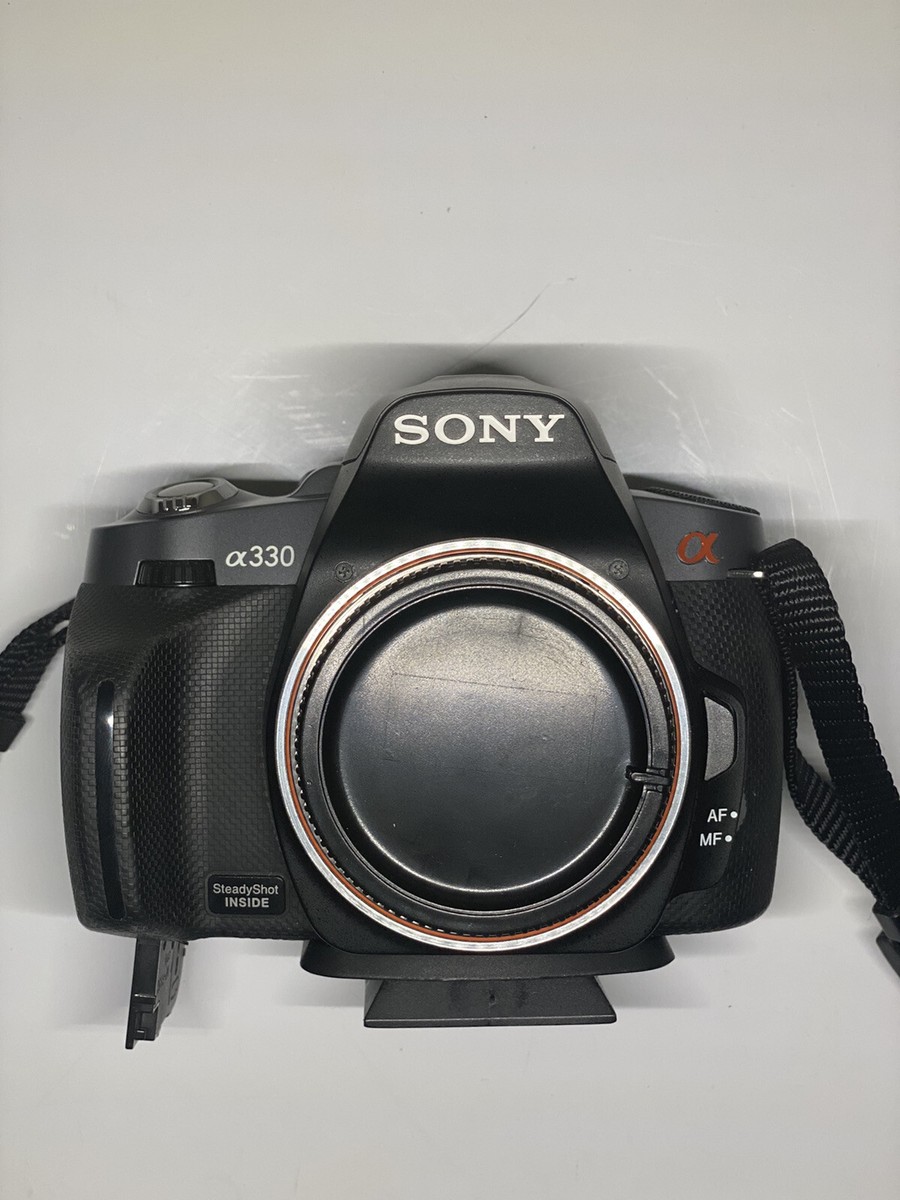 Sony Alpha DSLR-A330 10.2MP Digital SLR Camera - Black (Kit